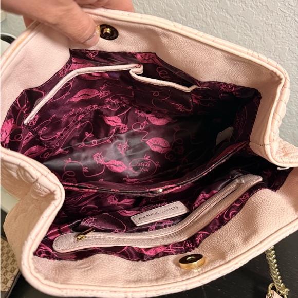 Betsey Johnson Blush Floral Shoulder Bag - Picture 8 of 9
